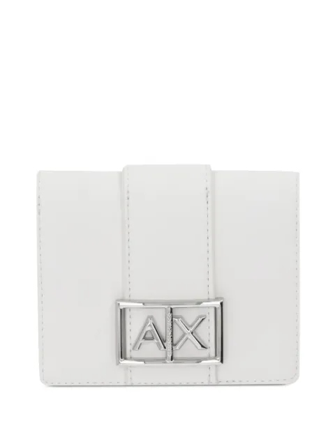 Armani Exchange logo-detail wallet