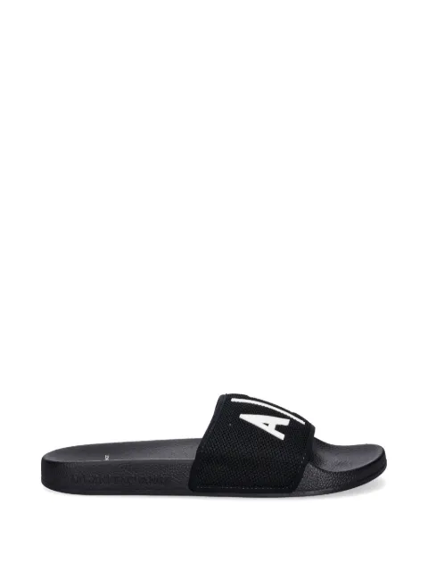 Armani Exchange logo-detail slides