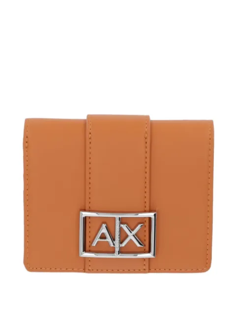 Armani Exchange logo-detail wallet