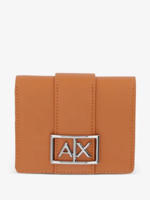 Armani Exchange logo-detail wallet