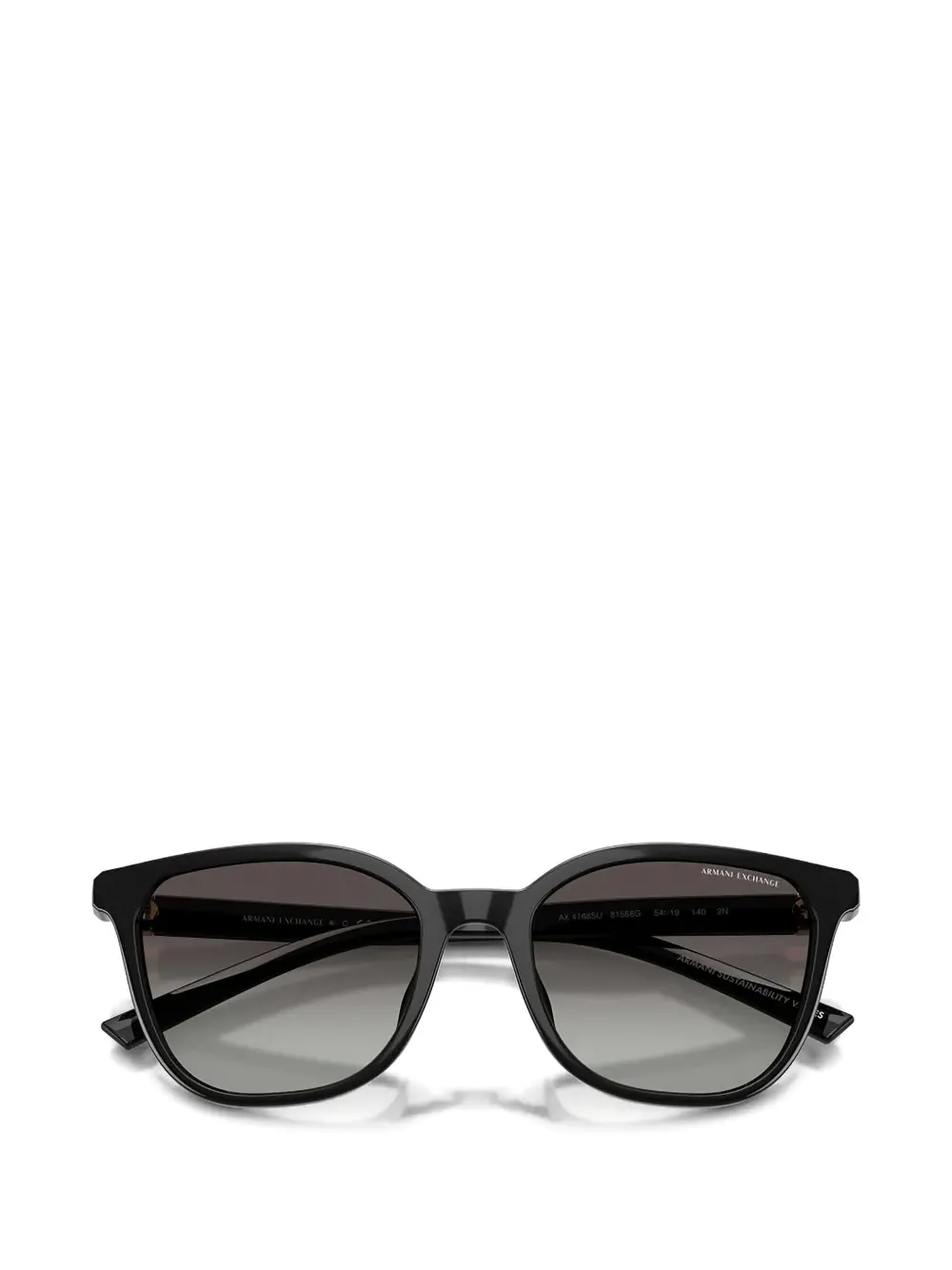 Armani Exchange square-frame sunglasses Zwart