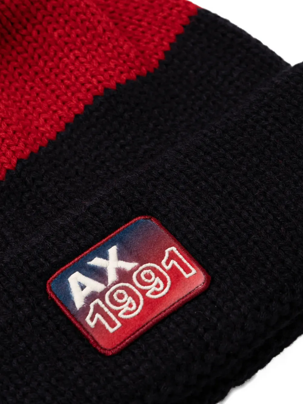  Armani Exchange Gorro Con Parche Del Logo - Rojo 