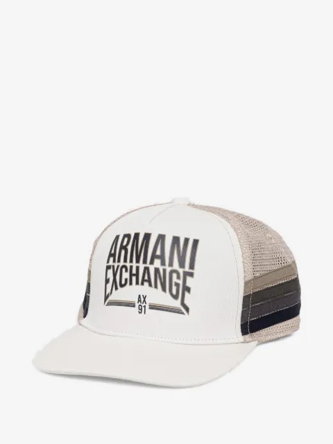 Armani Exchange logo-print baseball cap