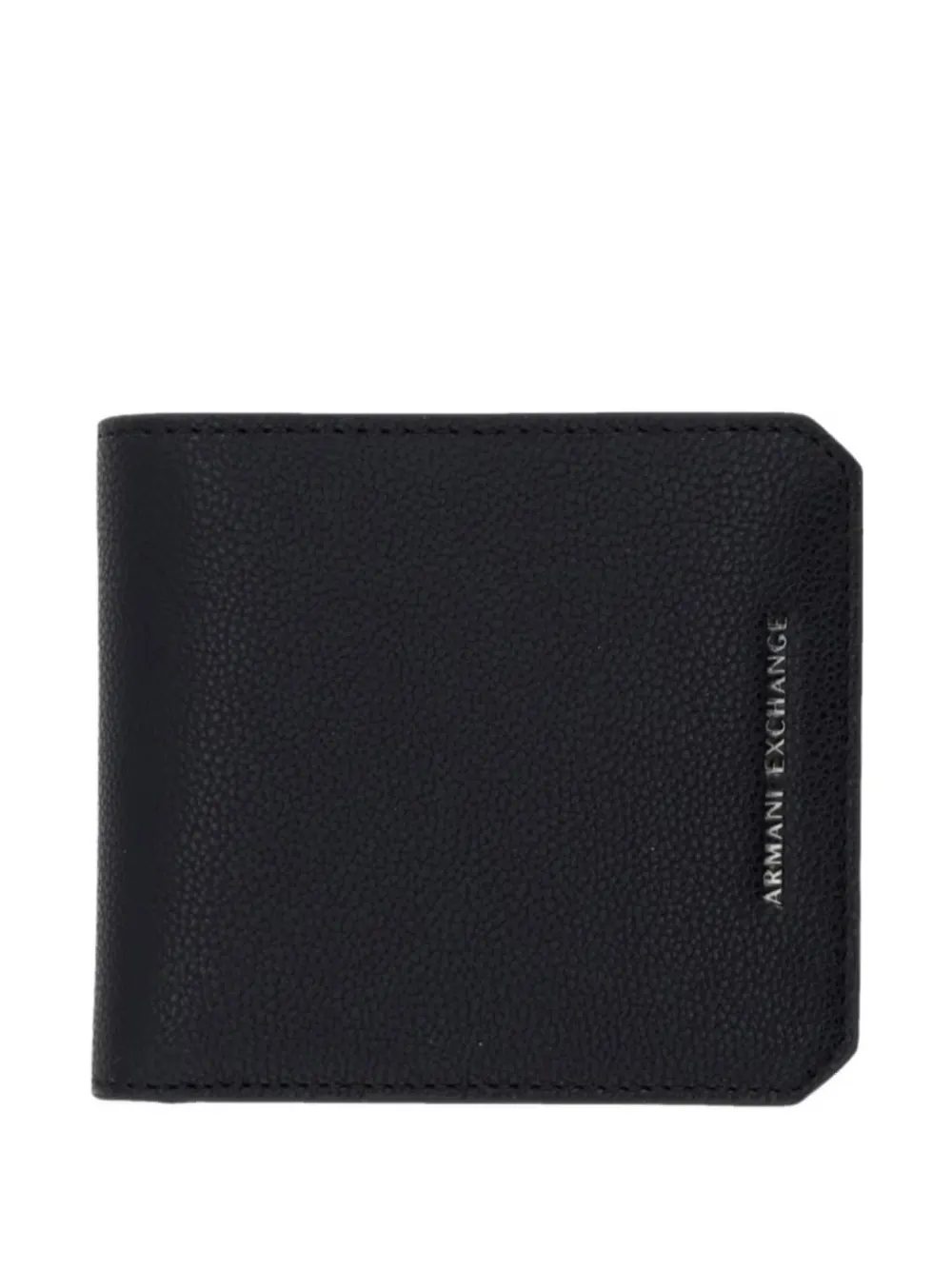 Armani Exchange logo-lettering wallet - Nero
