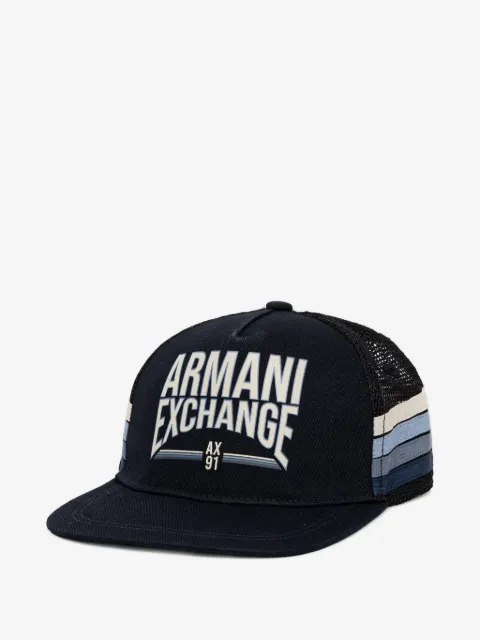 Armani Exchange Baseballkappe mit Mesh-Einsätzen