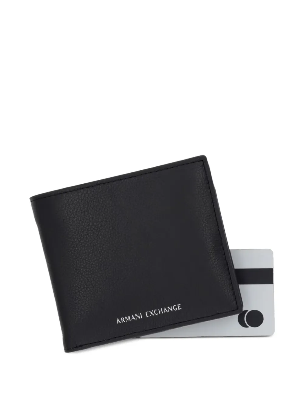 Armani Exchange Portemonnee met logoprint Zwart