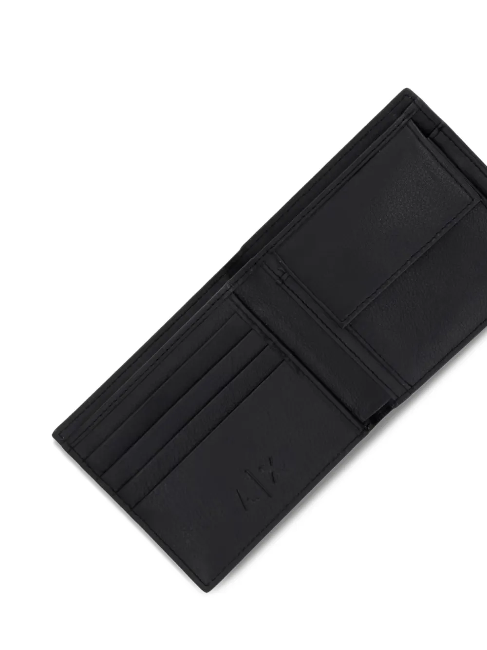 Armani Exchange Portemonnee met logoprint Zwart