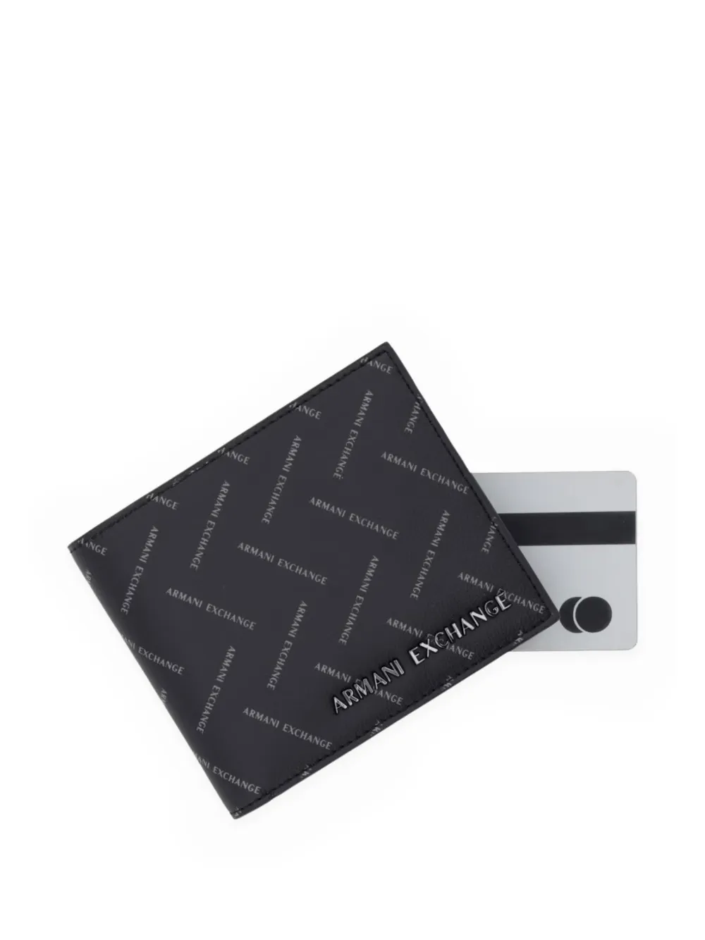 Armani Exchange Portemonnee met print Zwart