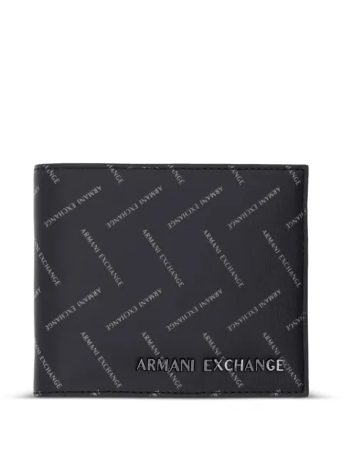 Armani Exchange portefeuille à motif monogrammé