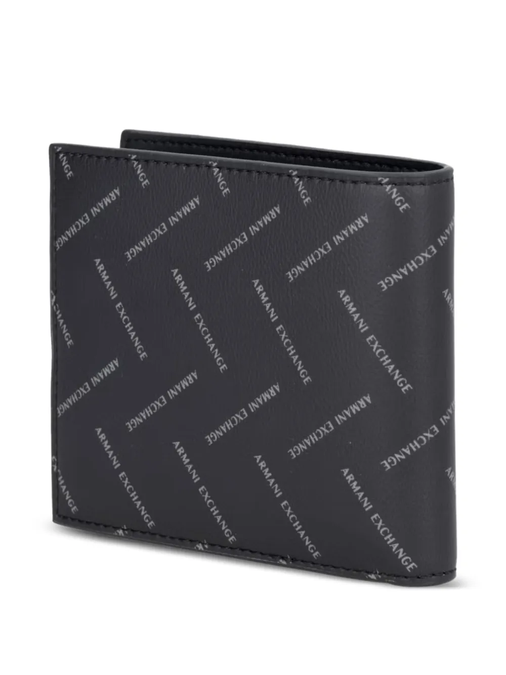 Armani Exchange Portemonnee met print Zwart