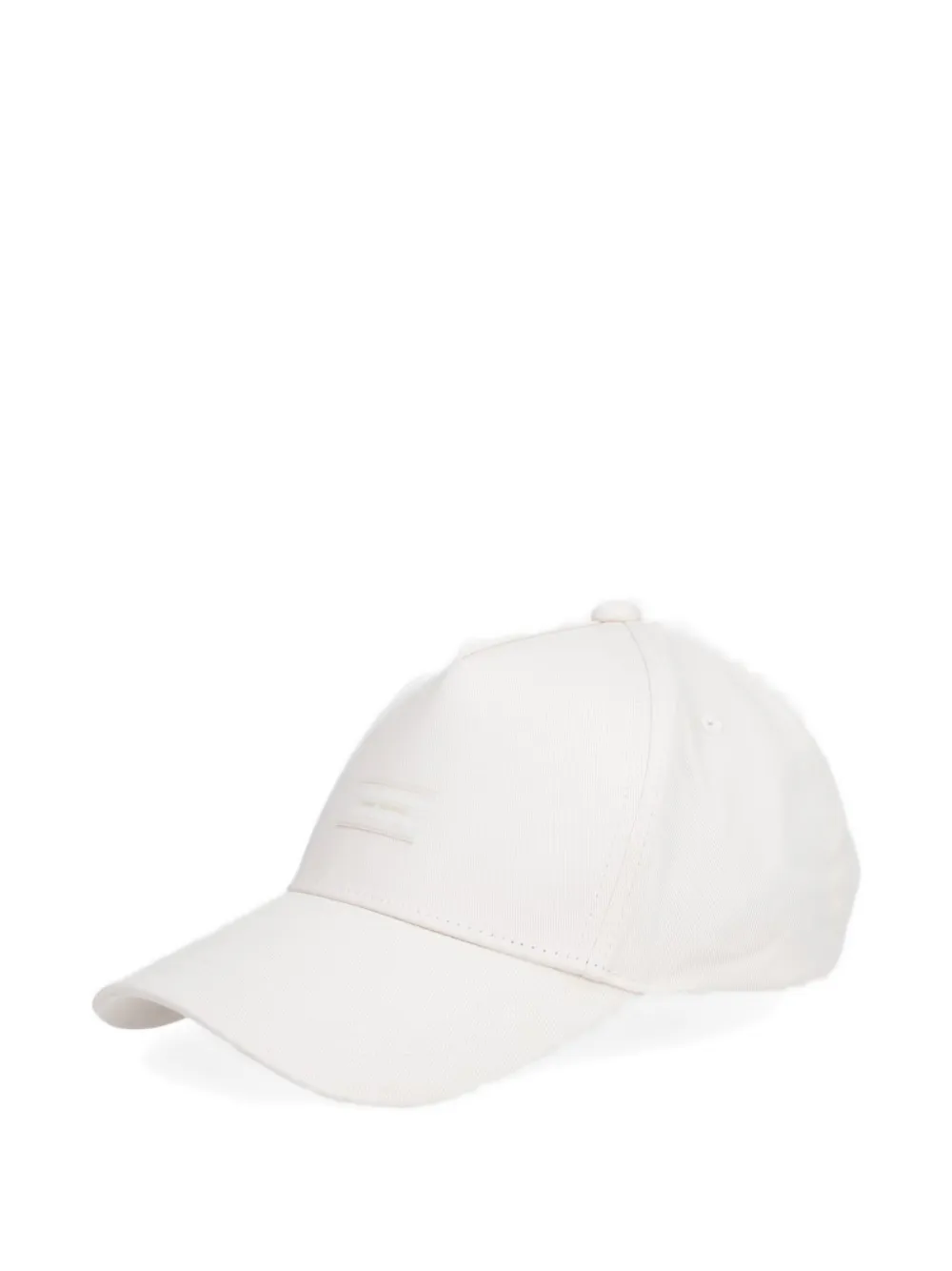 Armani Exchange logo-patch baseball cap - Bianco
