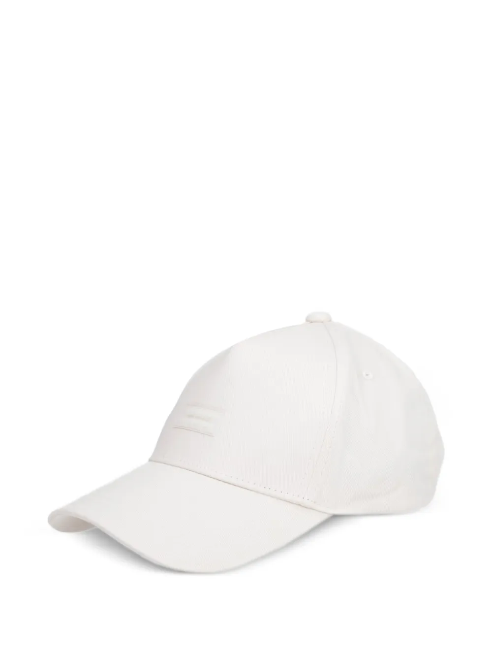 Armani Exchange logo-patch baseball cap - Weiß