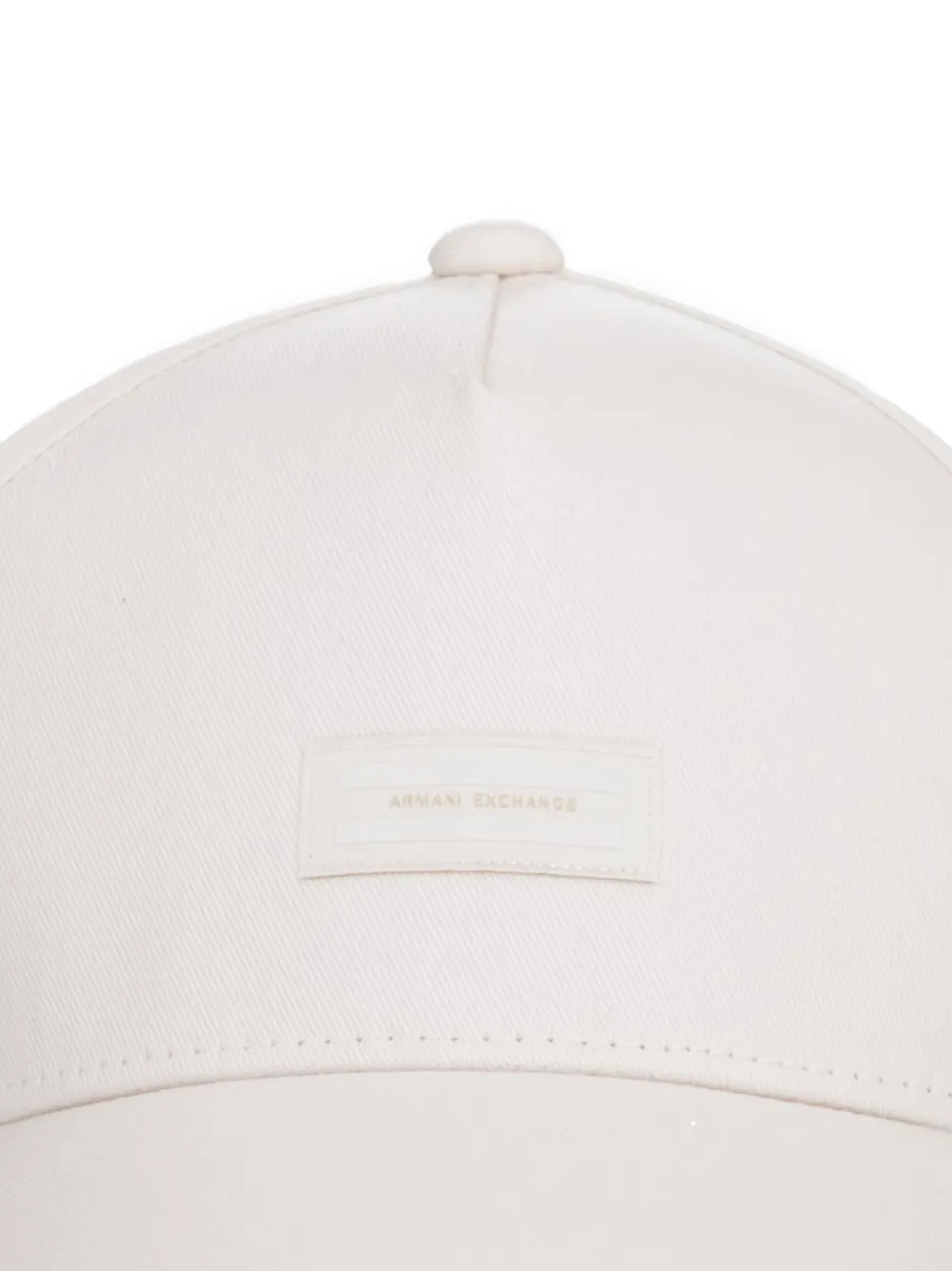  Armani Exchange Logo-patch Baseball Cap - Blanc 