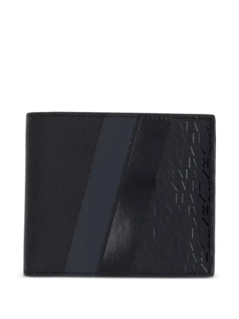 Armani Exchange logo-embossed bifold wallet