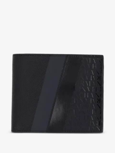 Armani Exchange logo-embossed bifold wallet