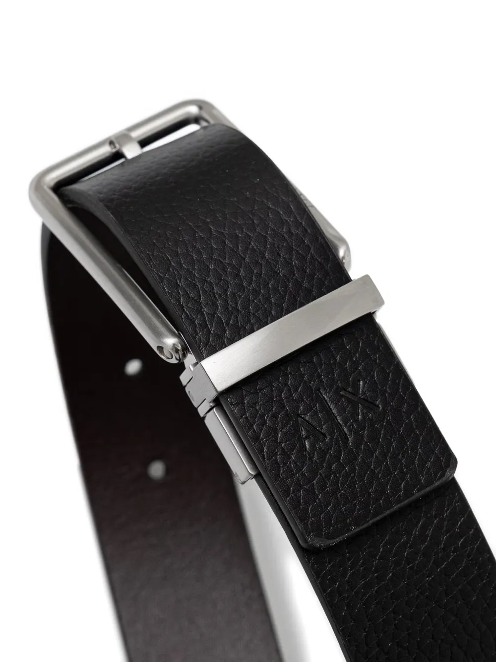 Armani Exchange A|X bewerkte riem Zwart
