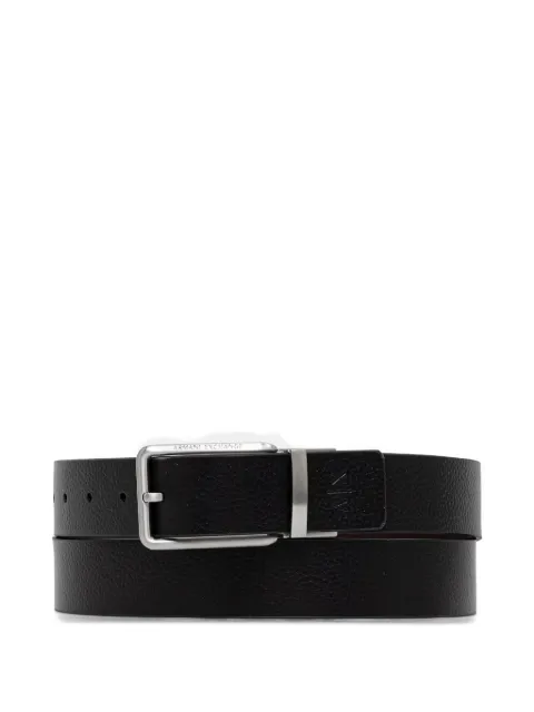 Armani Exchange A|X grained belt