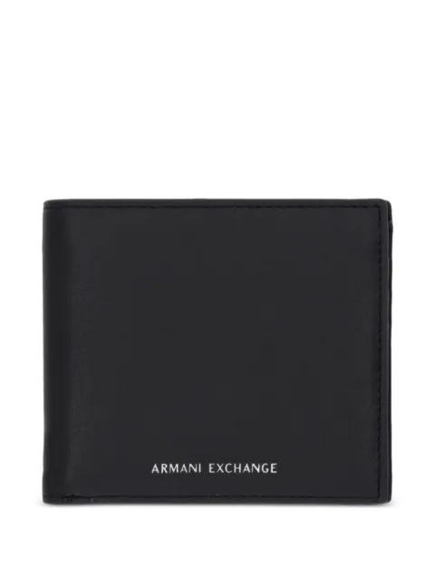 Armani Exchange portefeuille pliant à logo imprimé