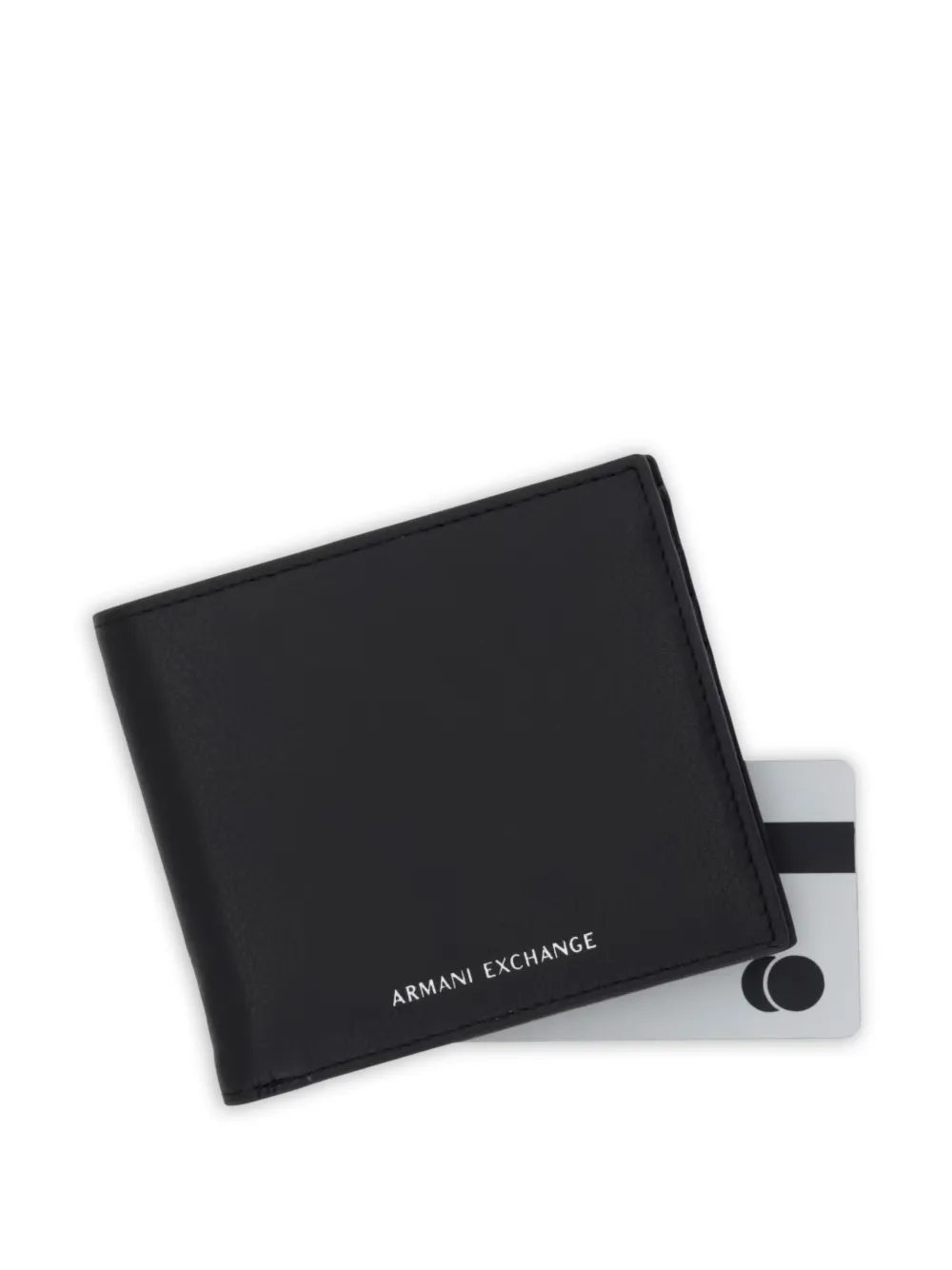 Armani Exchange Portemonnee met logoprint Zwart