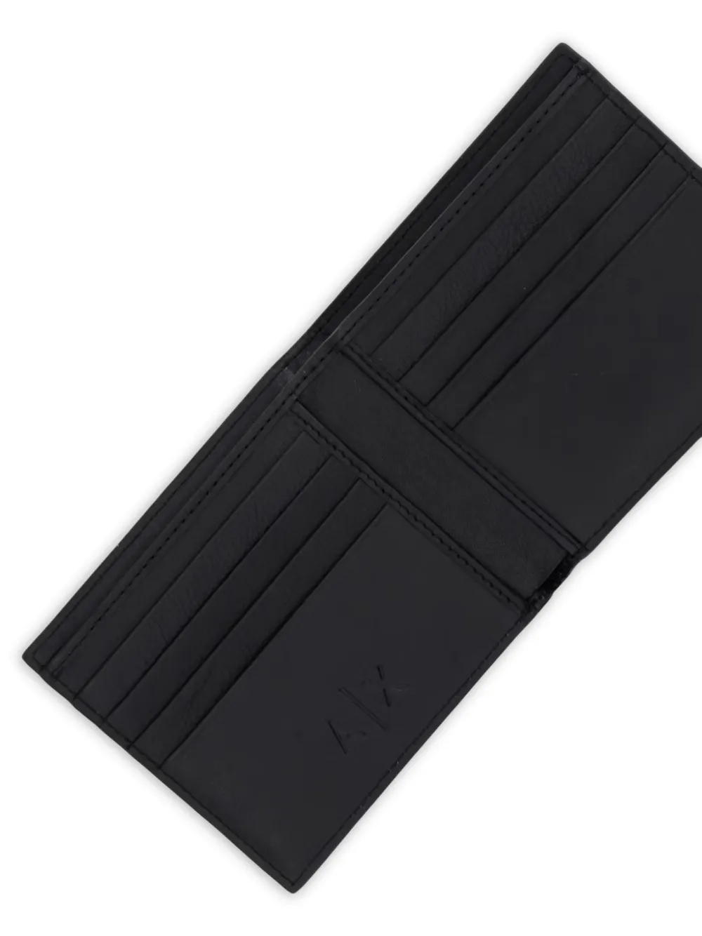 Armani Exchange Portemonnee met logoprint Zwart