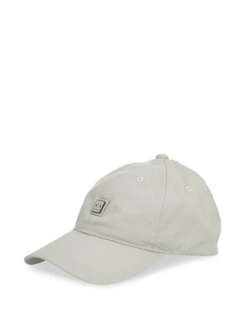 Armani Exchange logo-plaque baseball cap