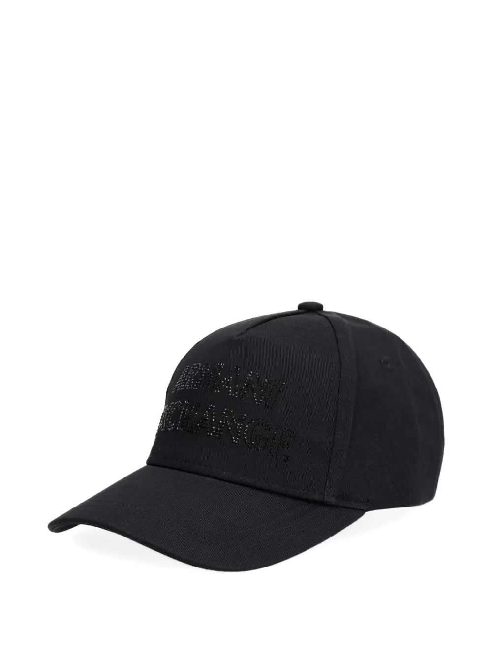 Armani Exchange crystal-embellished baseball cap - Nero