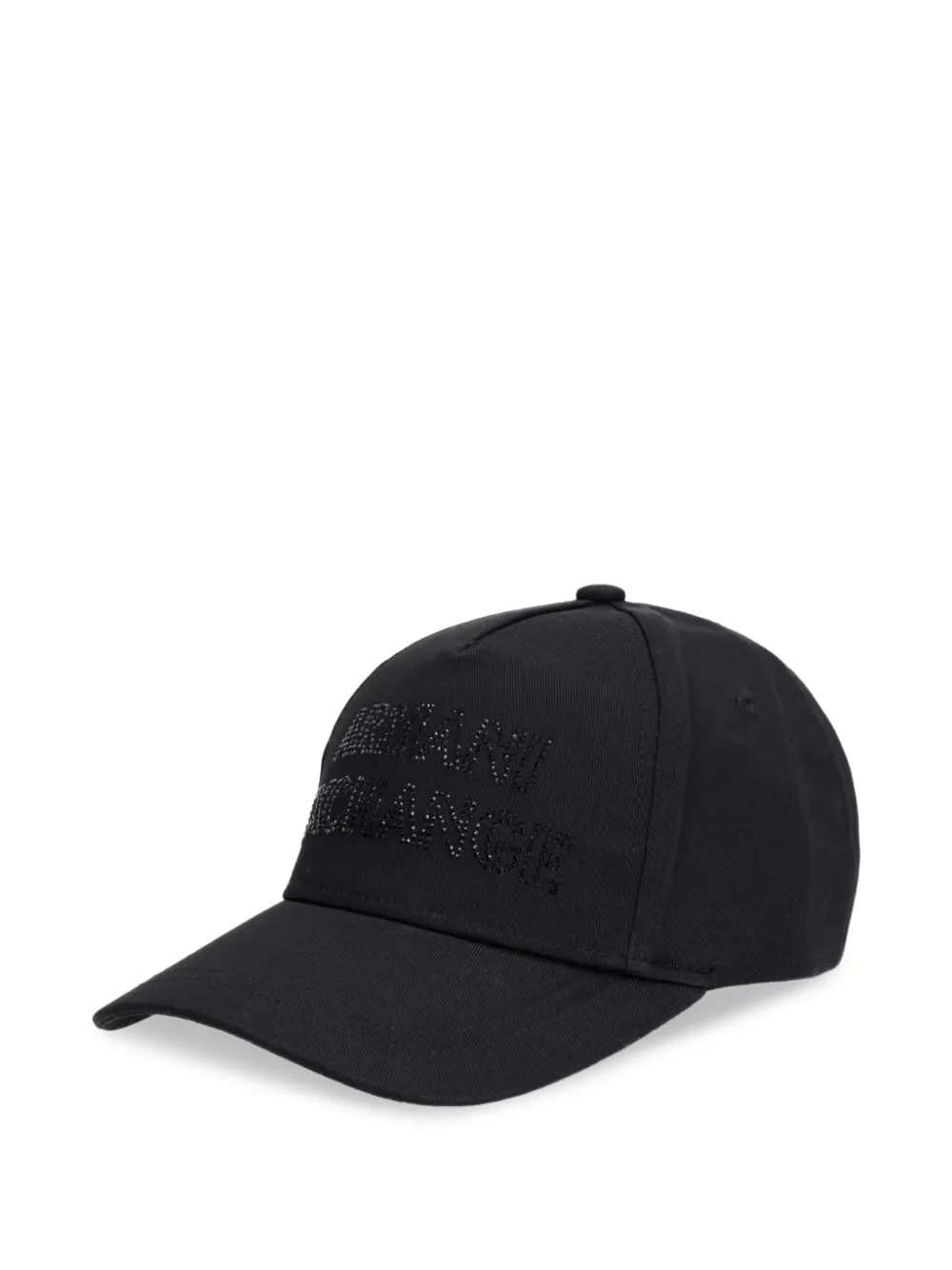 Armani Exchange crystal-embellished baseball cap - Nero