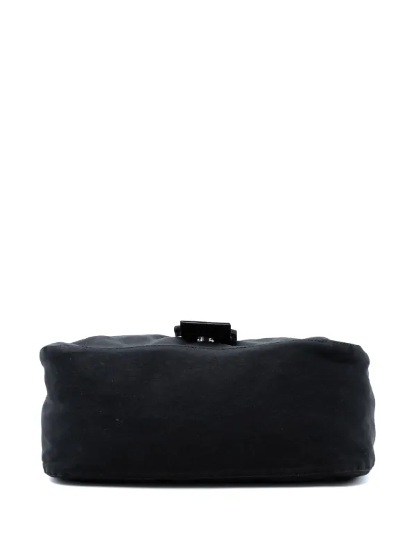 Fendi Pre-Owned 2000-2010 Cotton Mamma Forever Shoulder Bag | Black | FARFETCH from Fendi