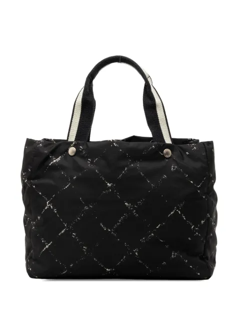 CHANEL Pre-Owned Old Travel Line tote i nylon fra 2000-2002