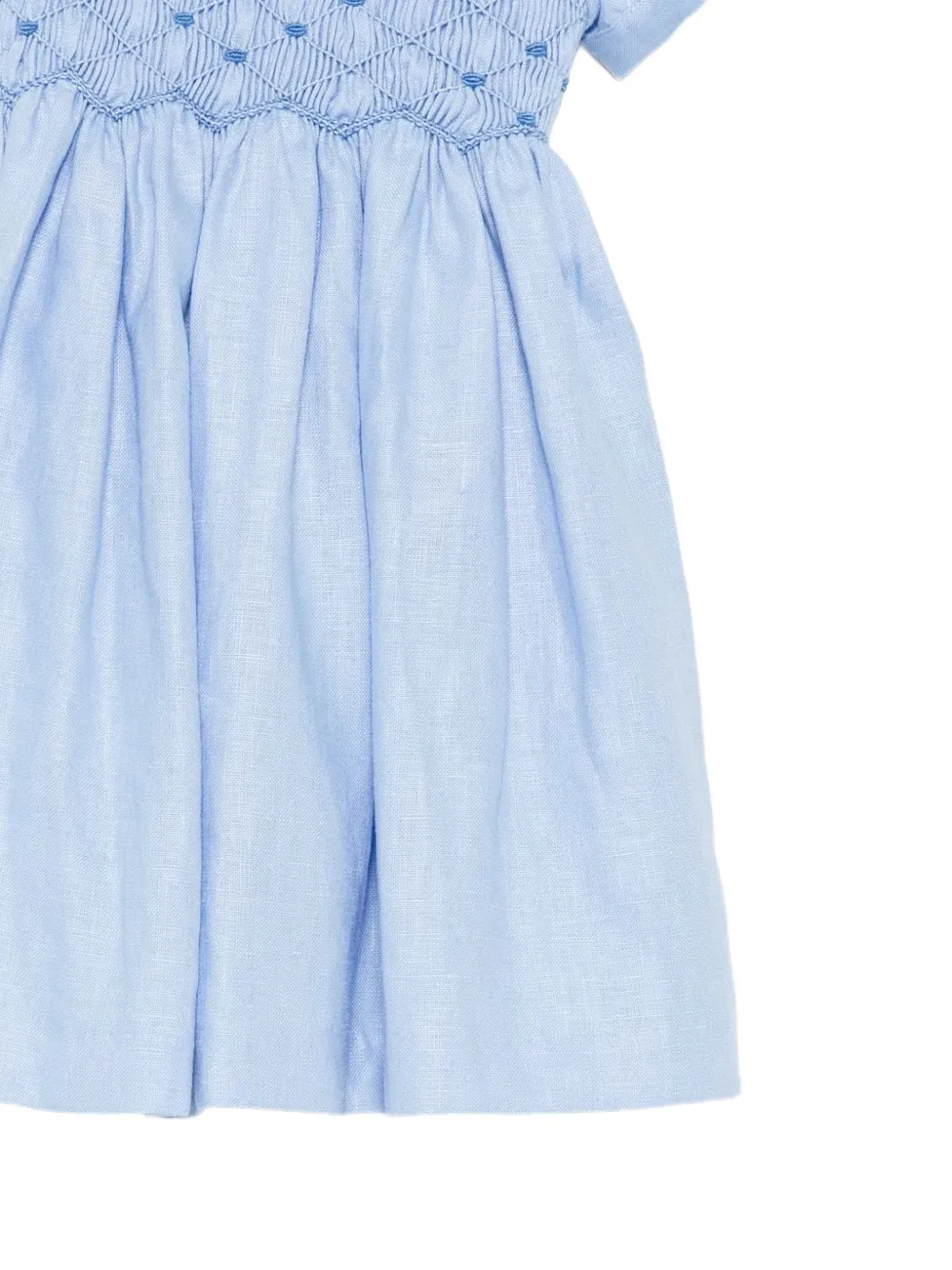 Mariella Ferrari Jurk met ruchekraag Blauw