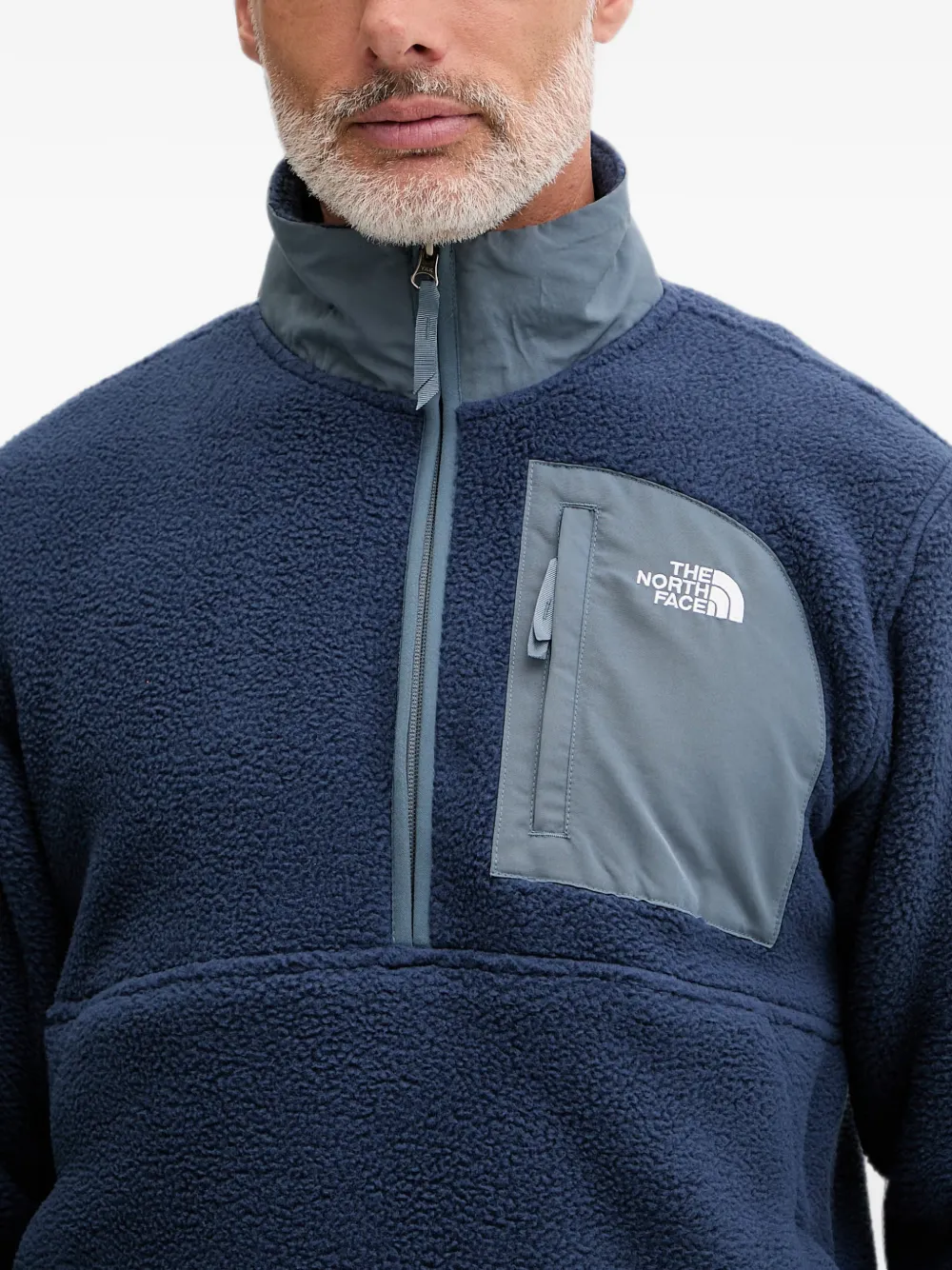The North Face Yumiori Off-Peak fleece jack met rits Blauw