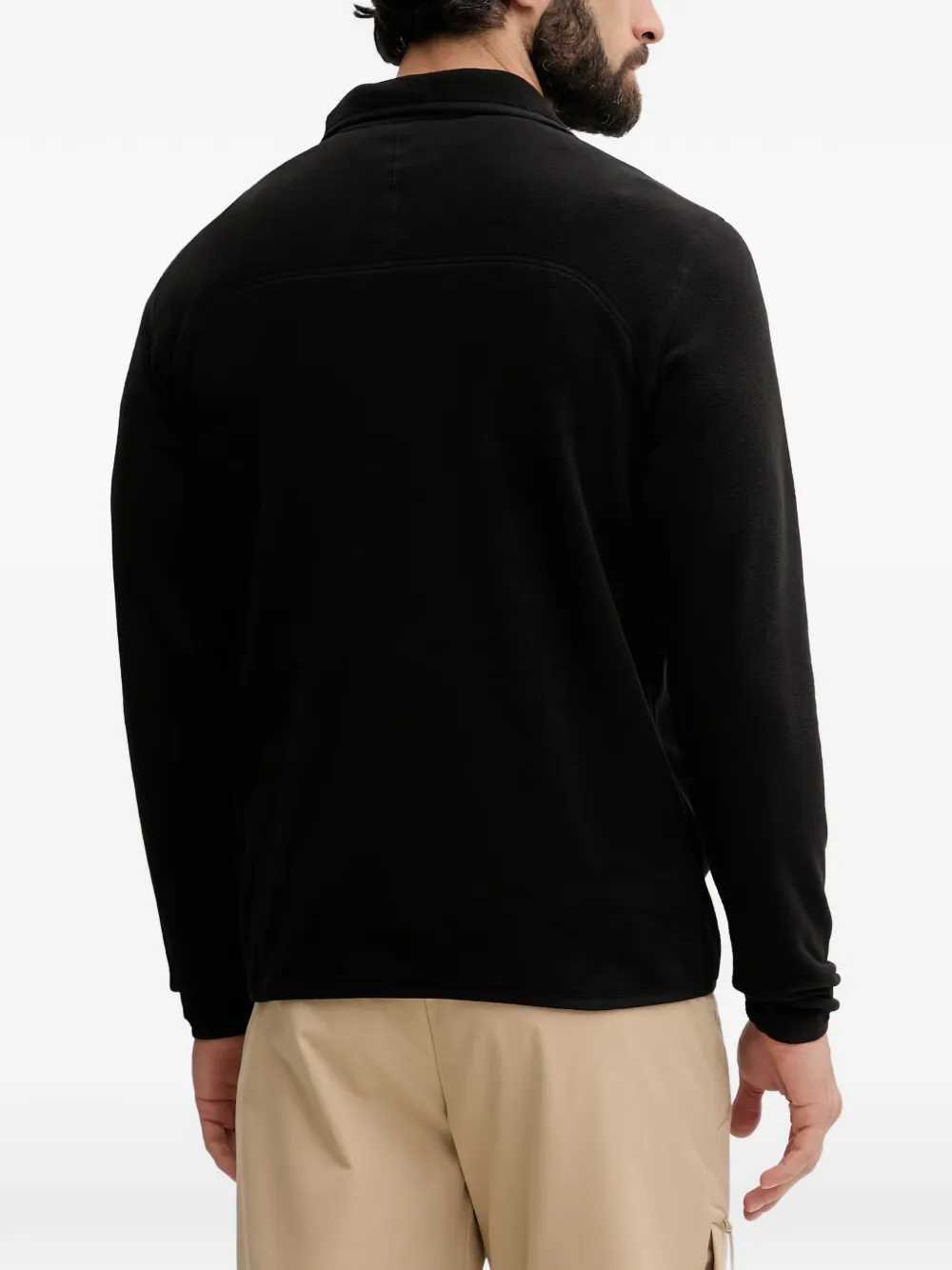 The North Face Glacier fleece trui met rits Zwart