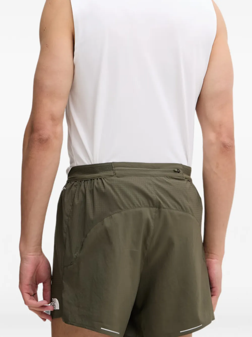 The North Face Shorts met logoprint Groen