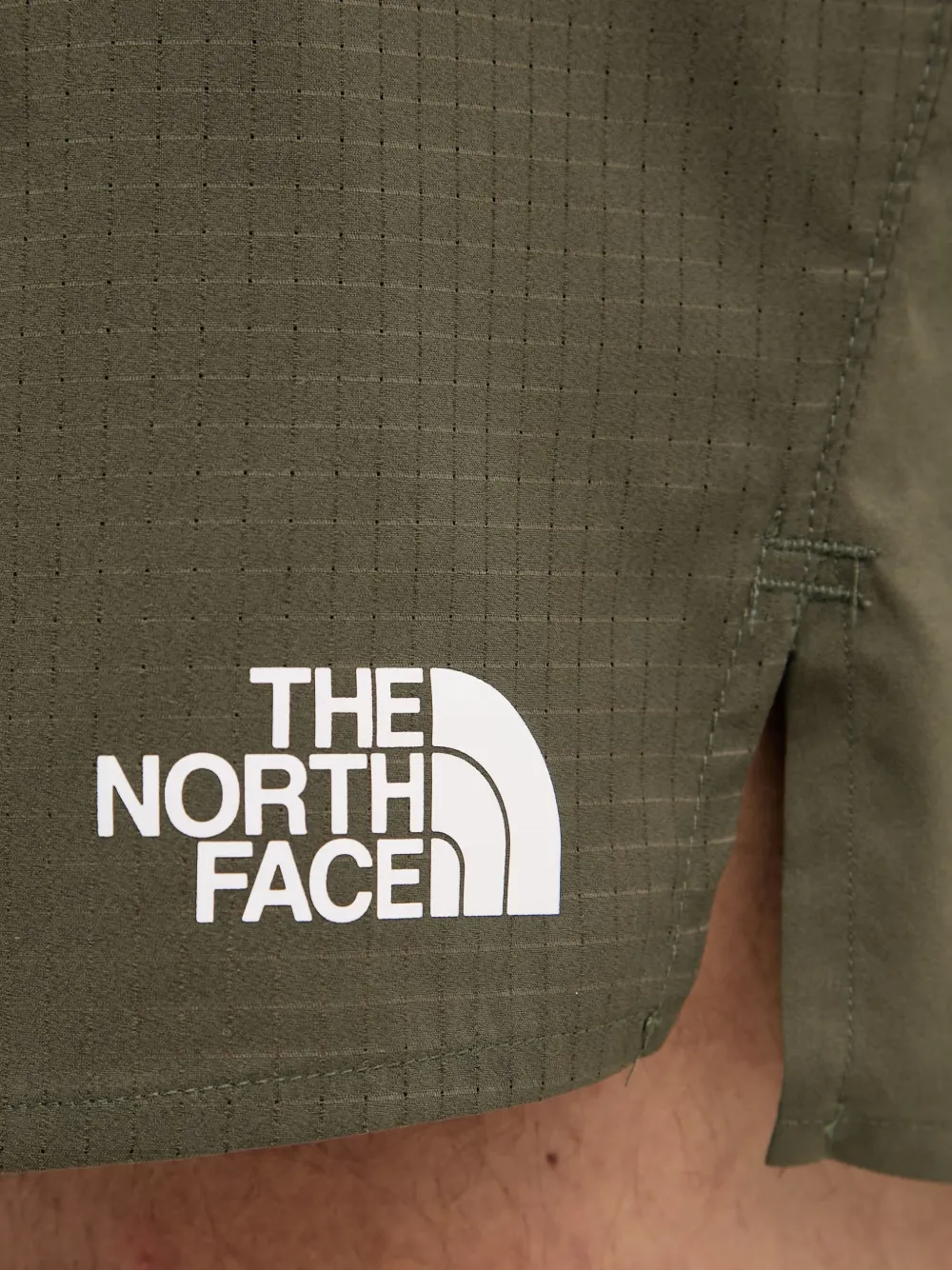 The North Face Shorts met logoprint Groen