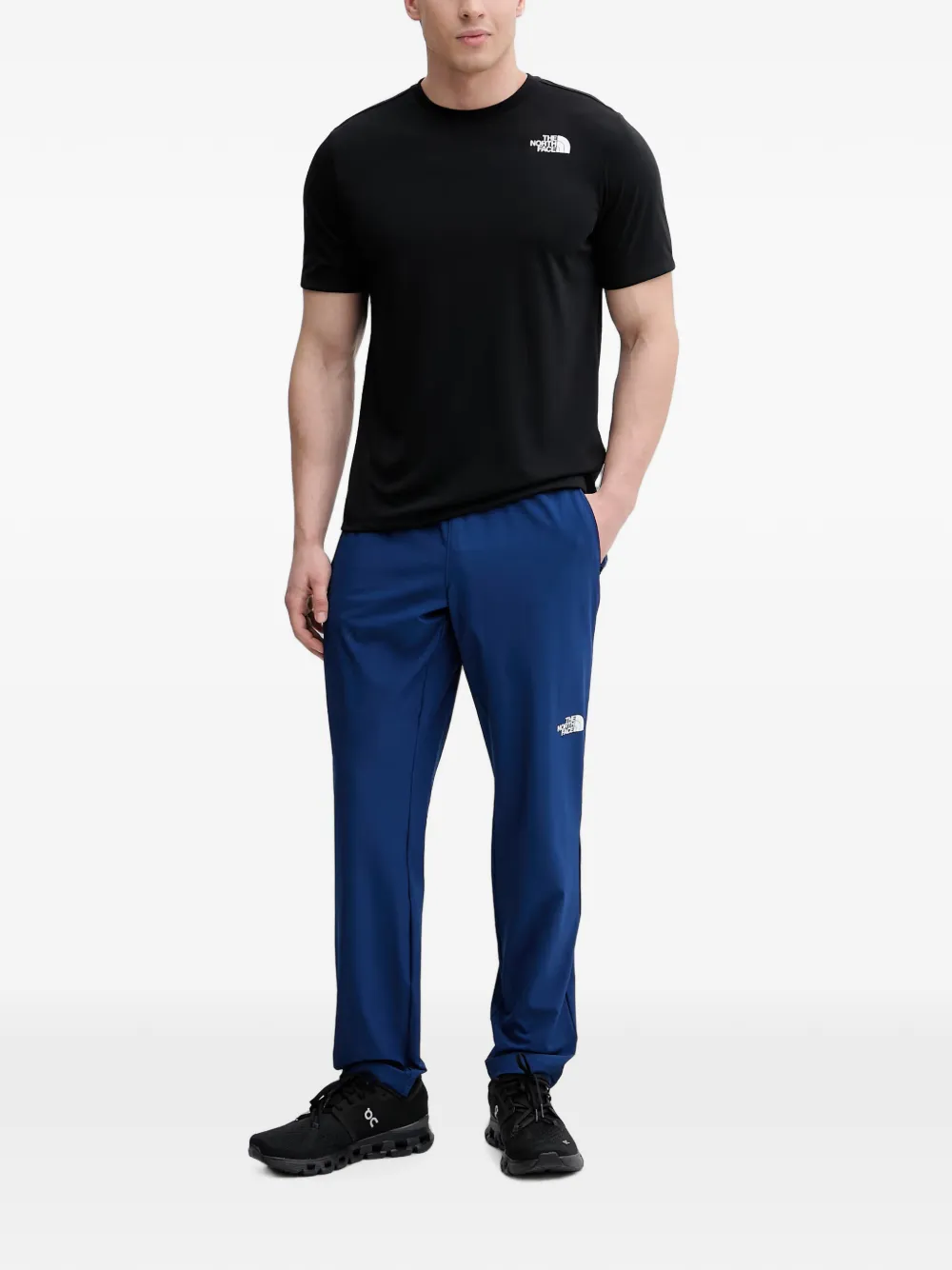 The North Face Trainingsbroek met logoprint Blauw