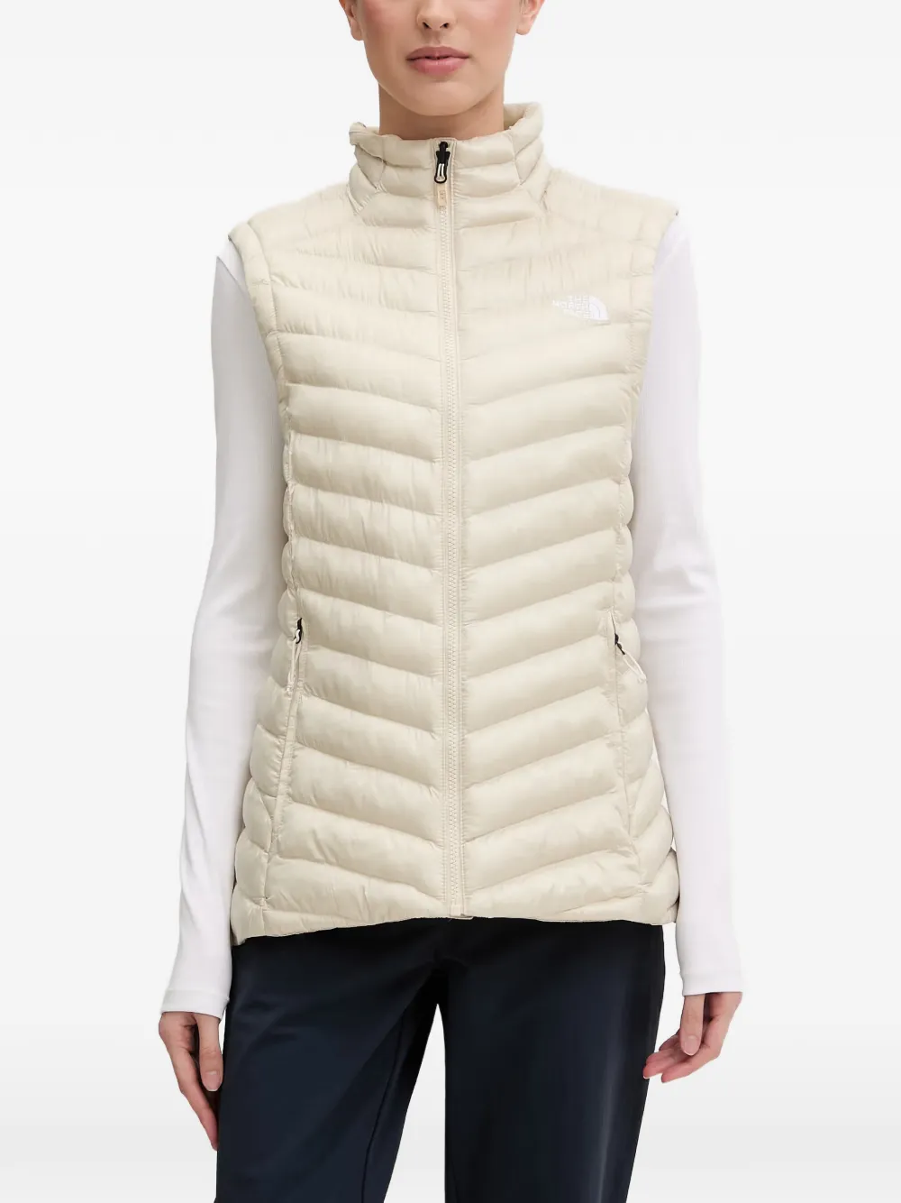 The North Face gilet Hulia à design matelassé - Tons neutres The North Face gilet Hulia à design matelassé - Tons neutres