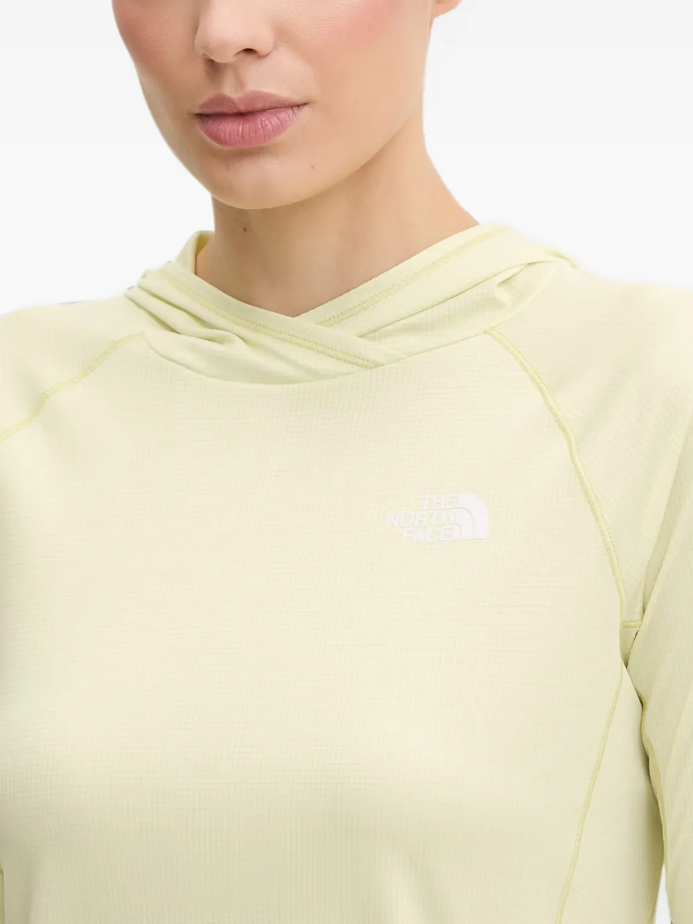 The North Face Lightrange hoodie met raglan mouwen Beige