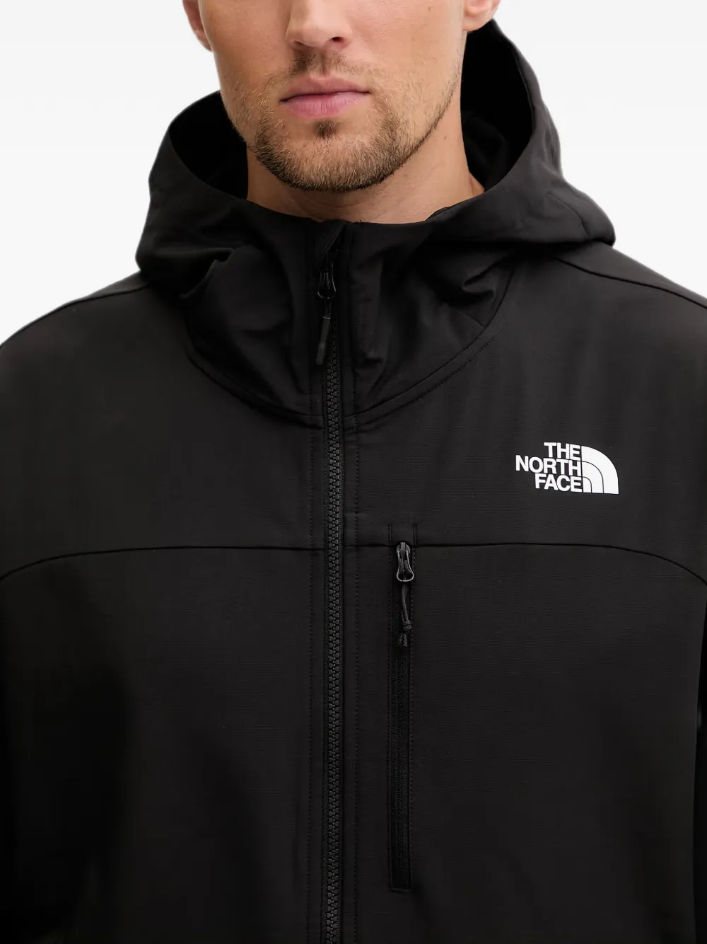 The North Face WindWall jack met capuchon Zwart