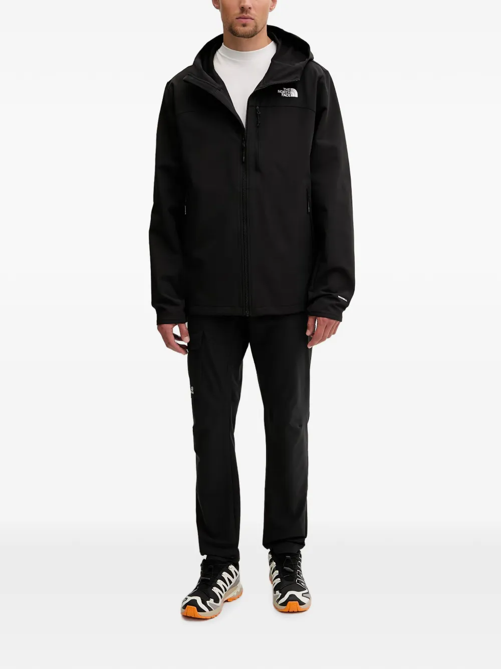 The North Face WindWall jack met capuchon Zwart