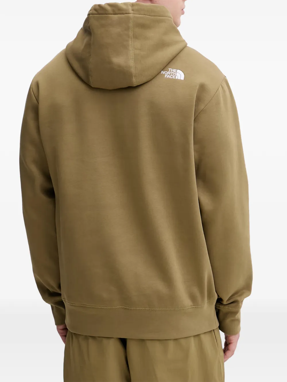 The North Face Hoodie met logoprint en trekkoord Beige