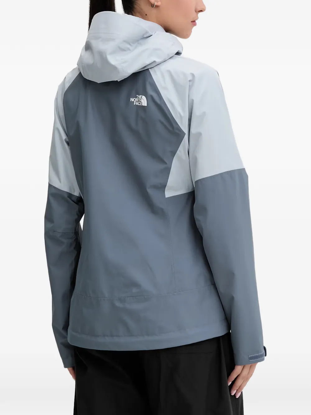 The North Face Diablo Dynamic Zip-In colour-block hooded jacket Blauw
