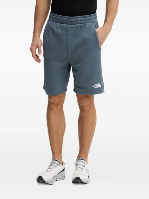 The North Face logo-print waffle-knit shorts