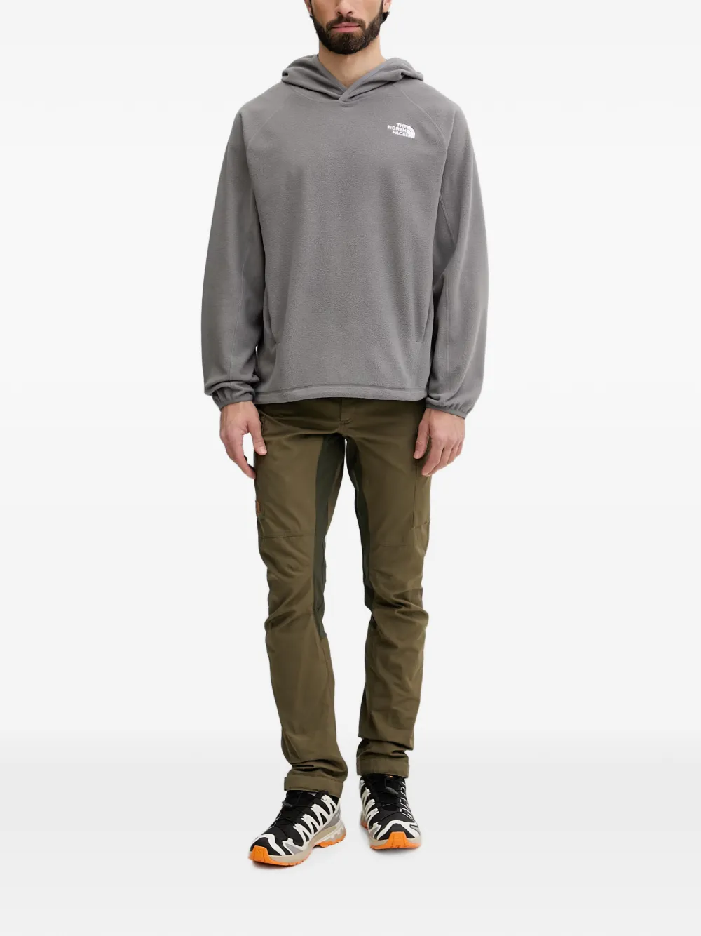 The North Face Oxara fleece sweater met capuchon Grijs