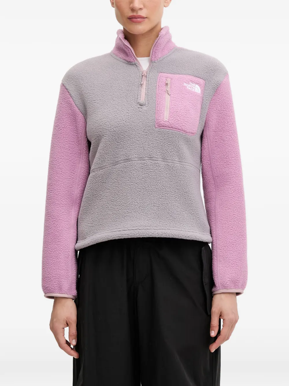 The North Face Yumiori 1/4 zip fleece jacket - Grau