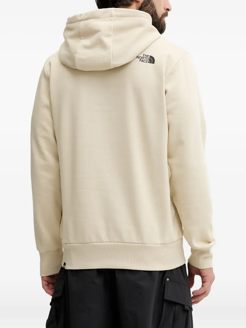 The North Face Hoodie met logopatch Beige