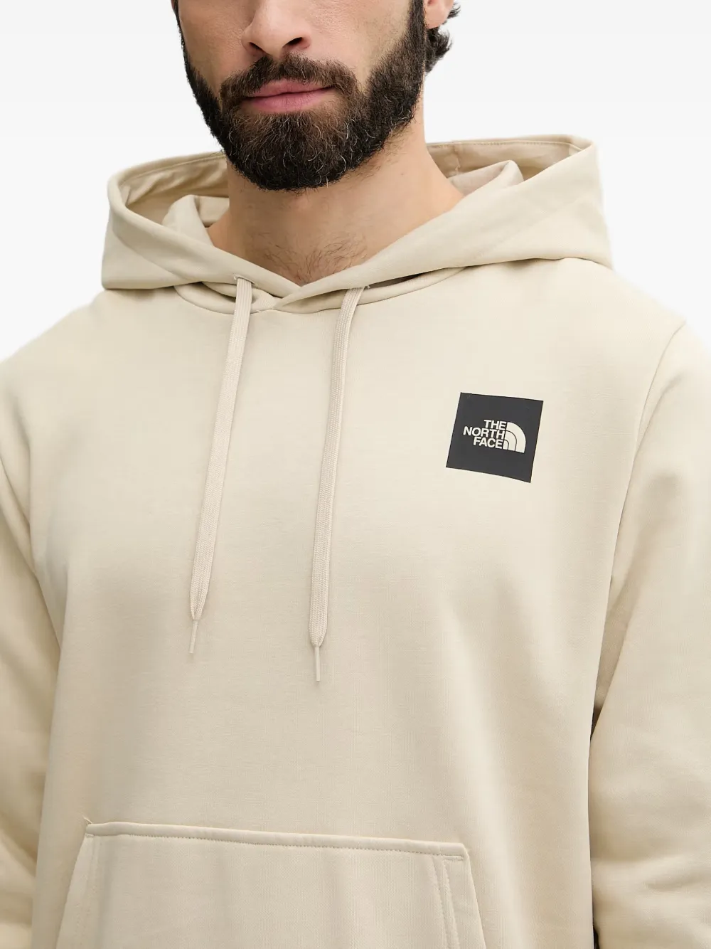 The North Face Hoodie met logopatch Beige