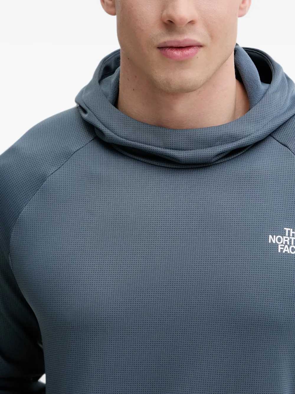 The North Face Hoodie met logoprint Blauw