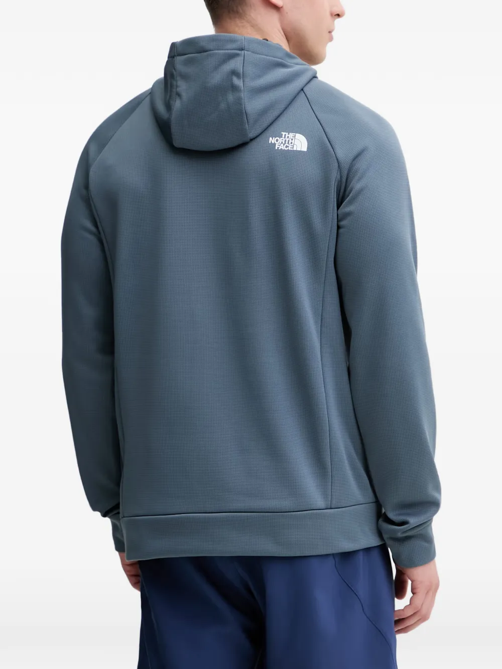 The North Face Hoodie met logoprint Blauw