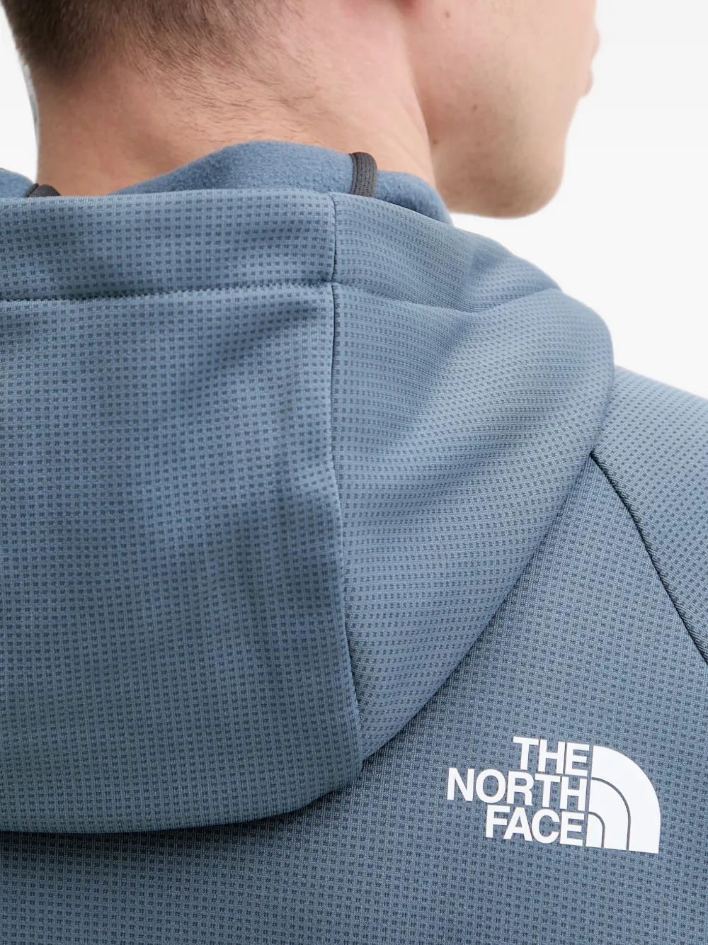 The North Face Hoodie met logoprint Blauw