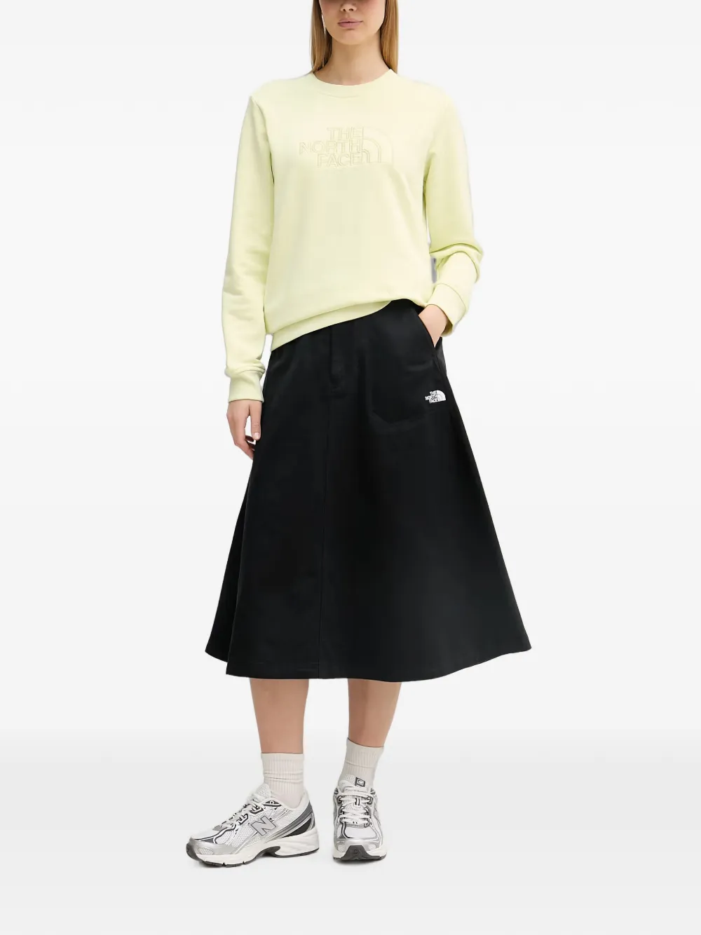 The North Face Drew Peak Light sweater Geel